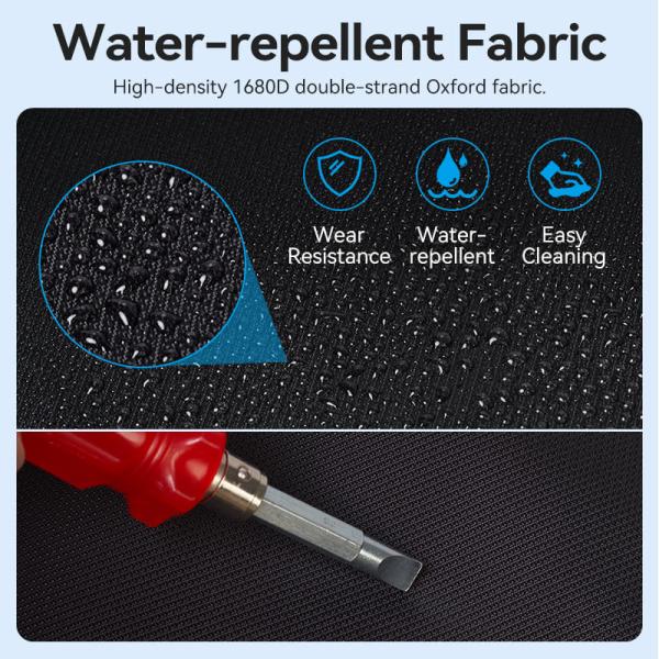 Water-Repellent Laptop Backpack (45cm x 30cm x 20cm) Black