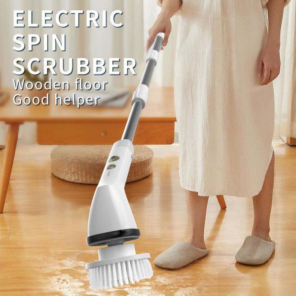 7 IN 1 ELECTRIC SCRUBBER (BLACK & WHITE)