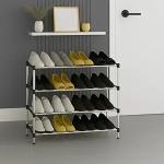 4 TIER STEEL SHOE RACK