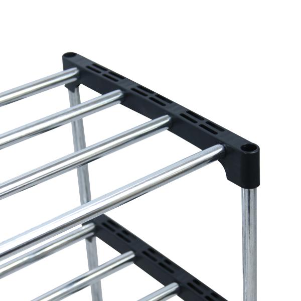 6 TIER STEEL SHOE RACK WITH HANDLE