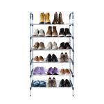 6 TIER STEEL SHOE RACK WITH HANDLE