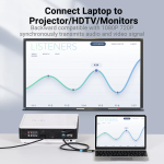 Type-C to HDMI Adapter Gray Alloy Type