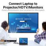 Type-C to DP Adapter Gray Metal Type