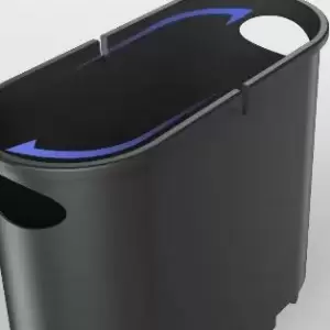 TRASH CAN 7L WITH EXTRA BUCKET  WYL-201