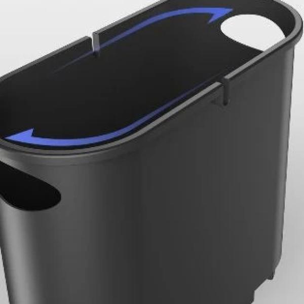 TRASH CAN 7L WITH EXTRA BUCKET  WYL-201