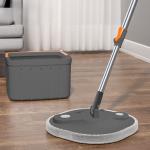 CLEAN WATER SPIN MOP WITH BUCKET (GREY)