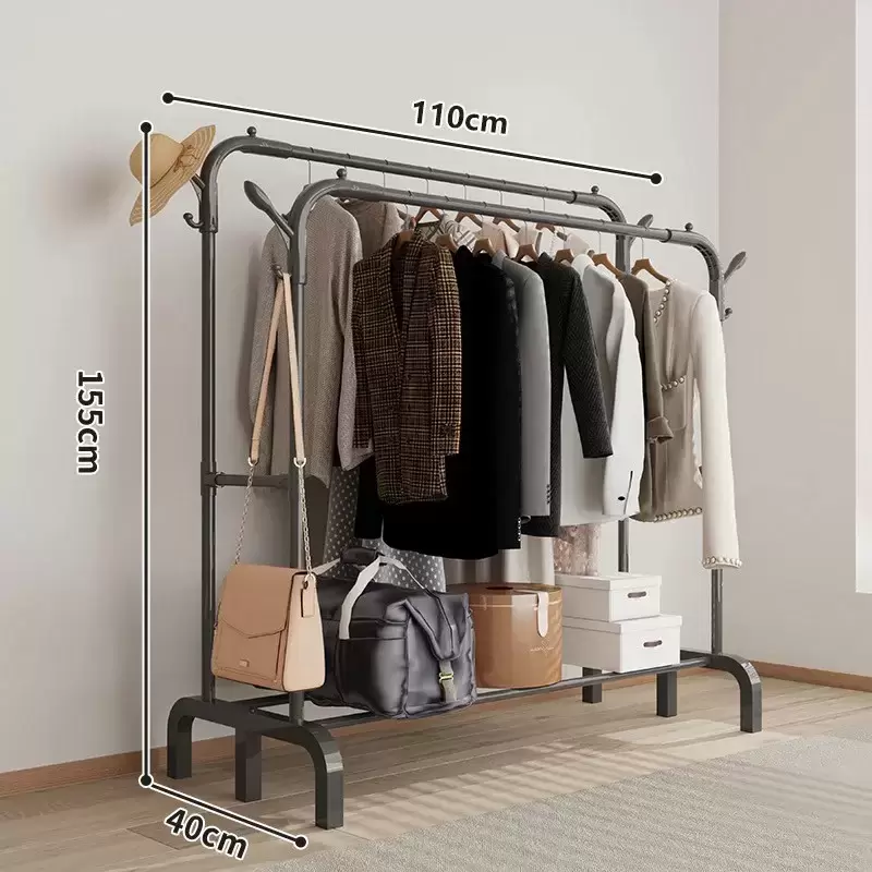 DOUBLE  POLE CLOTH RACK
