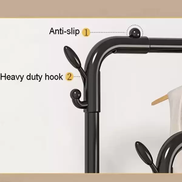 DOUBLE  POLE CLOTH RACK