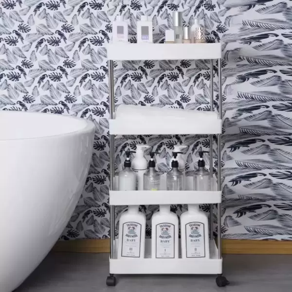 4 TIER SLIM RACK WITH WHEEL