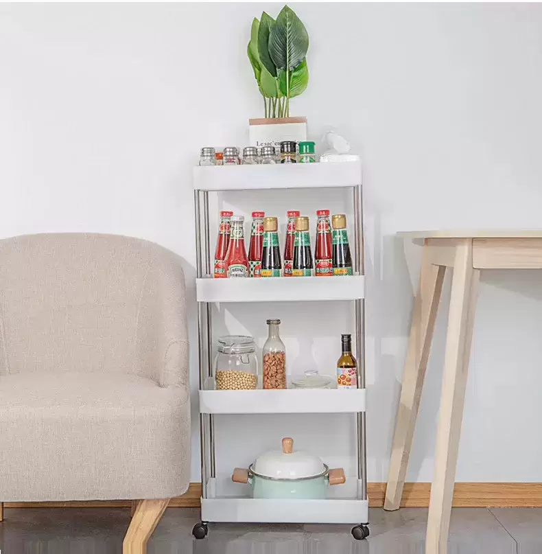 4 TIER SLIM RACK WITH WHEEL