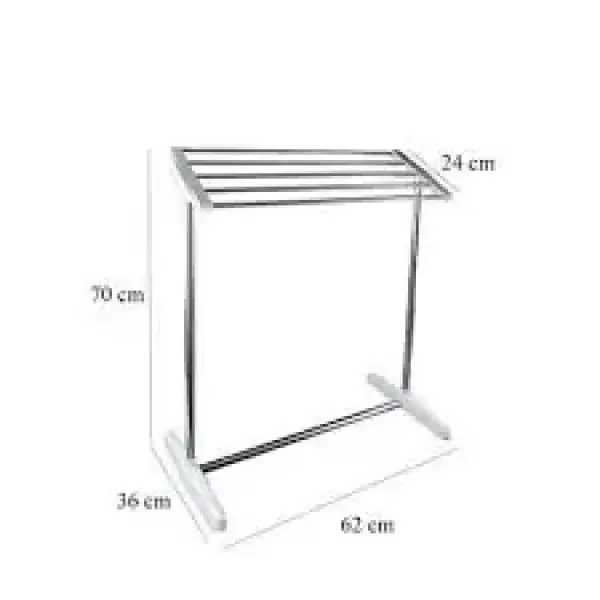 TOWEL DRYING RACK (GREY)