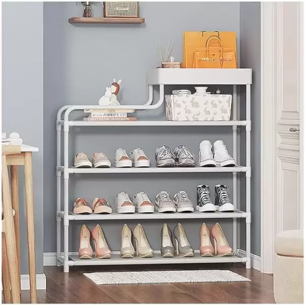 5 TIER SHOES STORAGE RACK WHITE