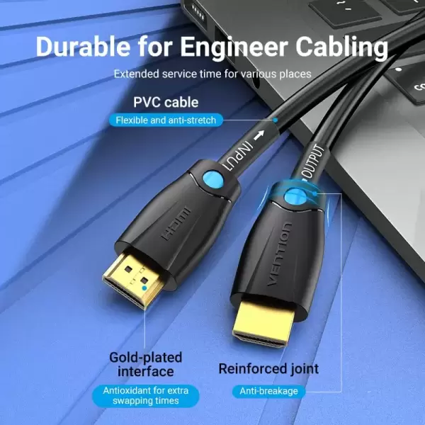 Vention HDMI Cable 10M Black for Engineering
