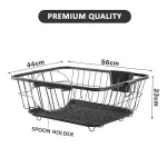 DISH DRYING RACK  BLACK 