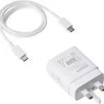 Samsung 25W PD Adapter with USB-C to USB-C Cable (3A) 1M