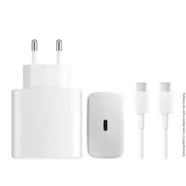 Samsung 45W PD Adapter with USB-C to USB-C Cable (5A) 1M