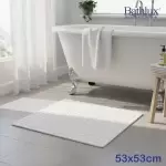 BATHLUX BATHROOM FLOOR MAT GREY 53X53