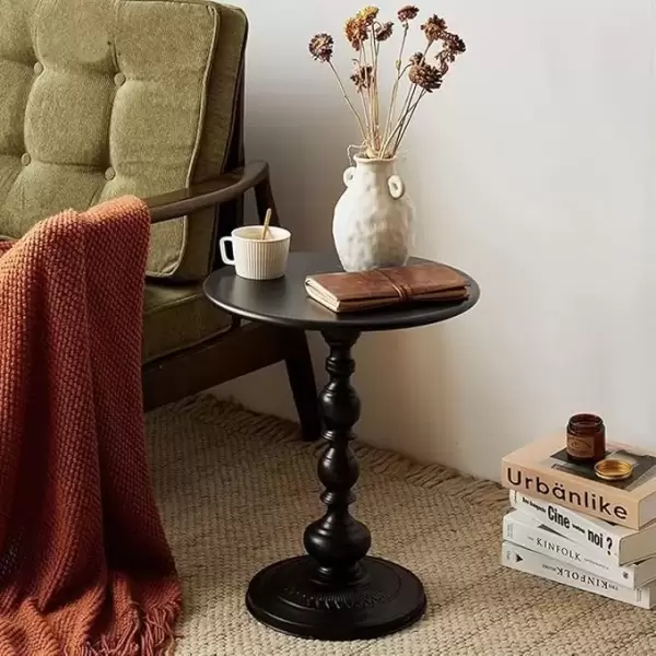 ROUND COFFEE TABLE BLACK