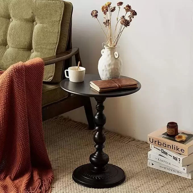 ROUND COFFEE TABLE BLACK