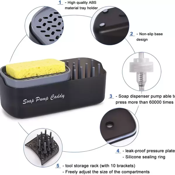 SOAP PUMP AND SINK CADDY
