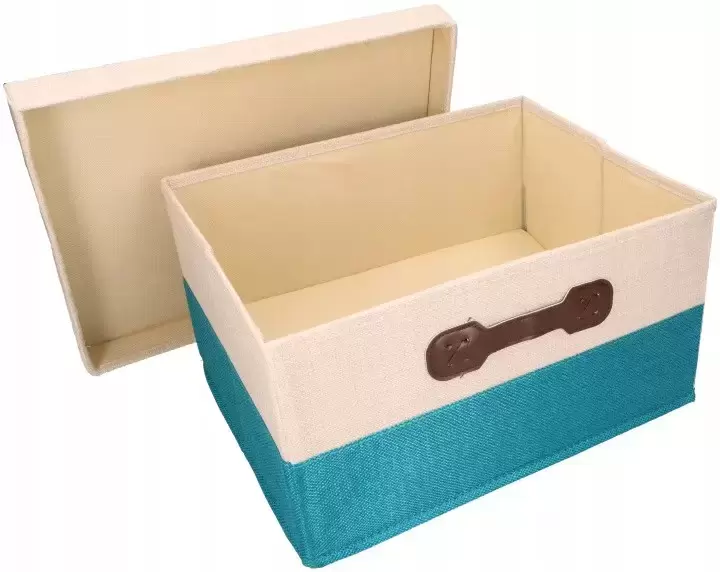 STORAGE BOX 35X28X18CM BLUE 18L