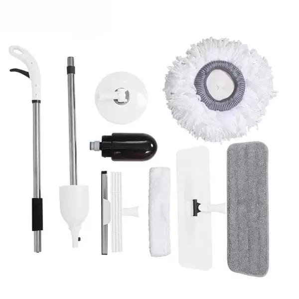 FLOOR DUST SPRAY MOP (WHITE)