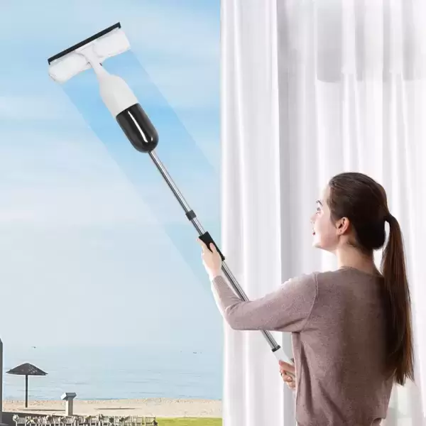 FLOOR DUST SPRAY MOP (WHITE)