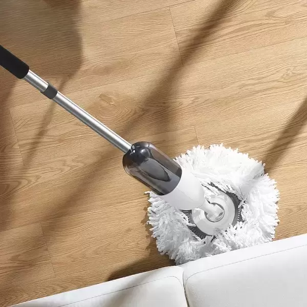 FLOOR DUST SPRAY MOP (WHITE)