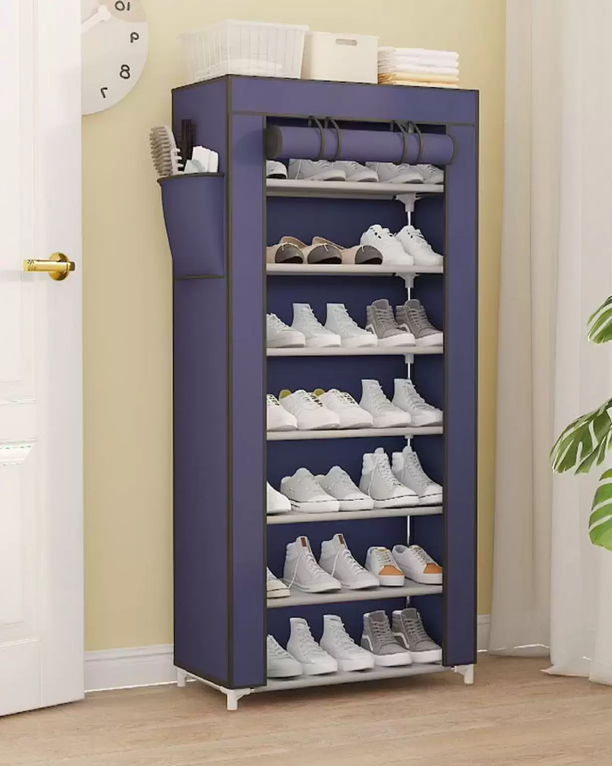 SHOES RACK 8 LAYER WITH ZIPPER TYPE