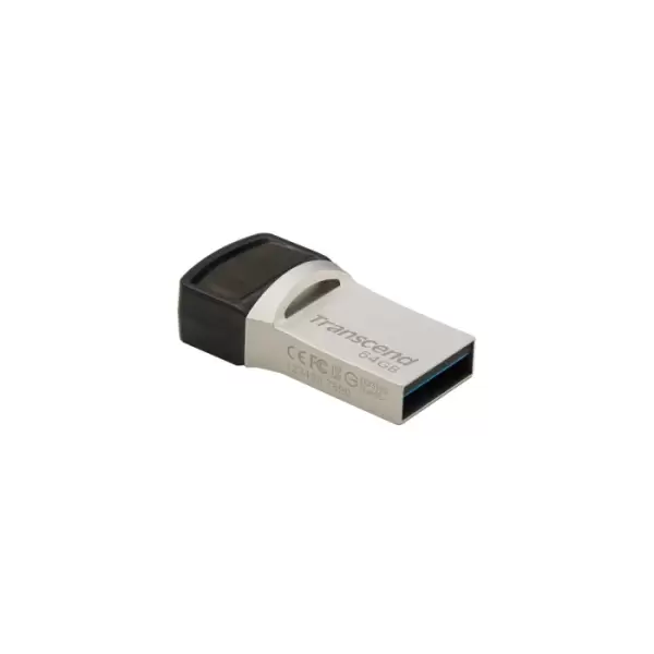 TRANSCEND 64GB,USB 3.1 FLASH DRIVE  OTG TYPE A & C  TS64GJF890S