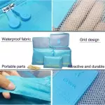 TRAVEL LAUNDRY POUCH BLUE  6PCS SET