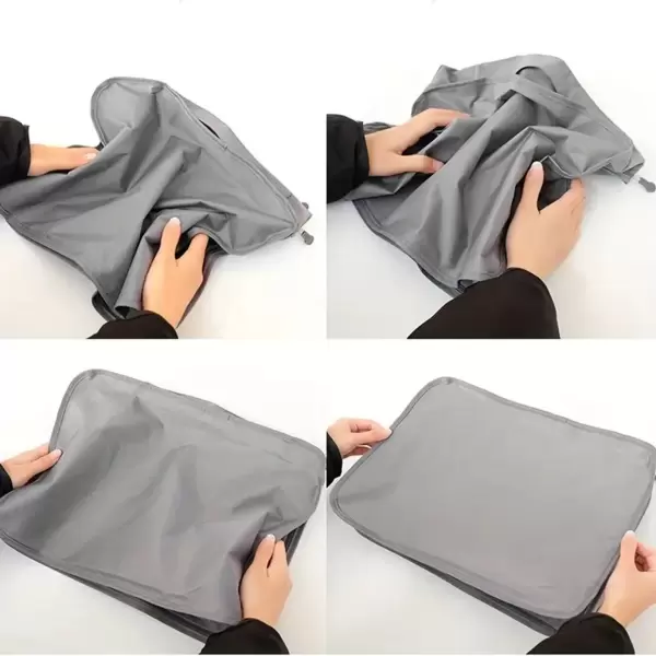 TRAVEL LAUNDRY POUCH GREY  6PCS SET