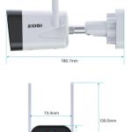 ZOSI 4MP OUTDOOR CAMERA - 1