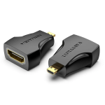 Vention Micro HDMI Male to HDMI Female Adapter Black - 1