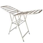 HEAVY DUTY FOLDABLE CLOTH HANGER STAINLESS STEEL - 1
