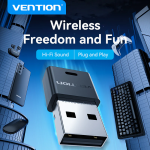 Vention USB Bluetooth 5.3 Adapter Black Mini Type - 6